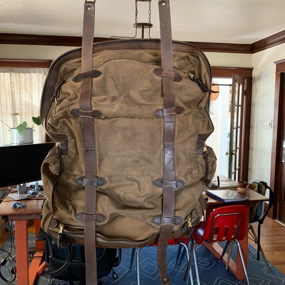 Vintage Filson Rugged Twill Pullman Suitcase small - Picture 5 of 11